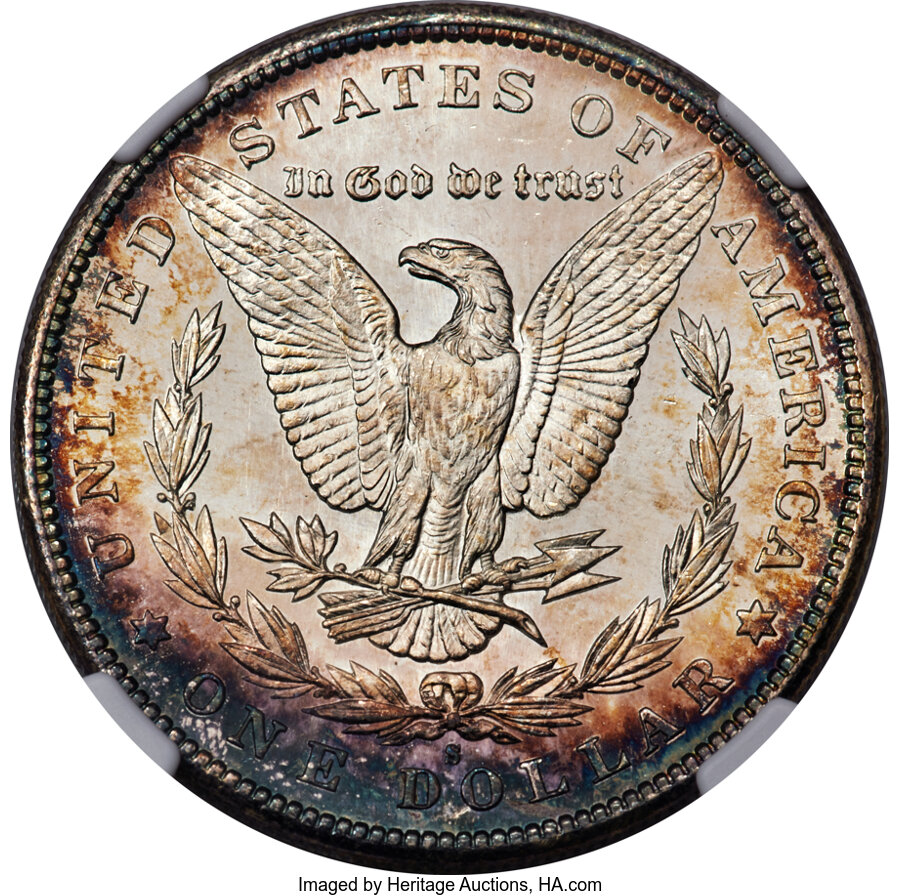 1897-S $1 MS64 Deep Prooflike NGC....
