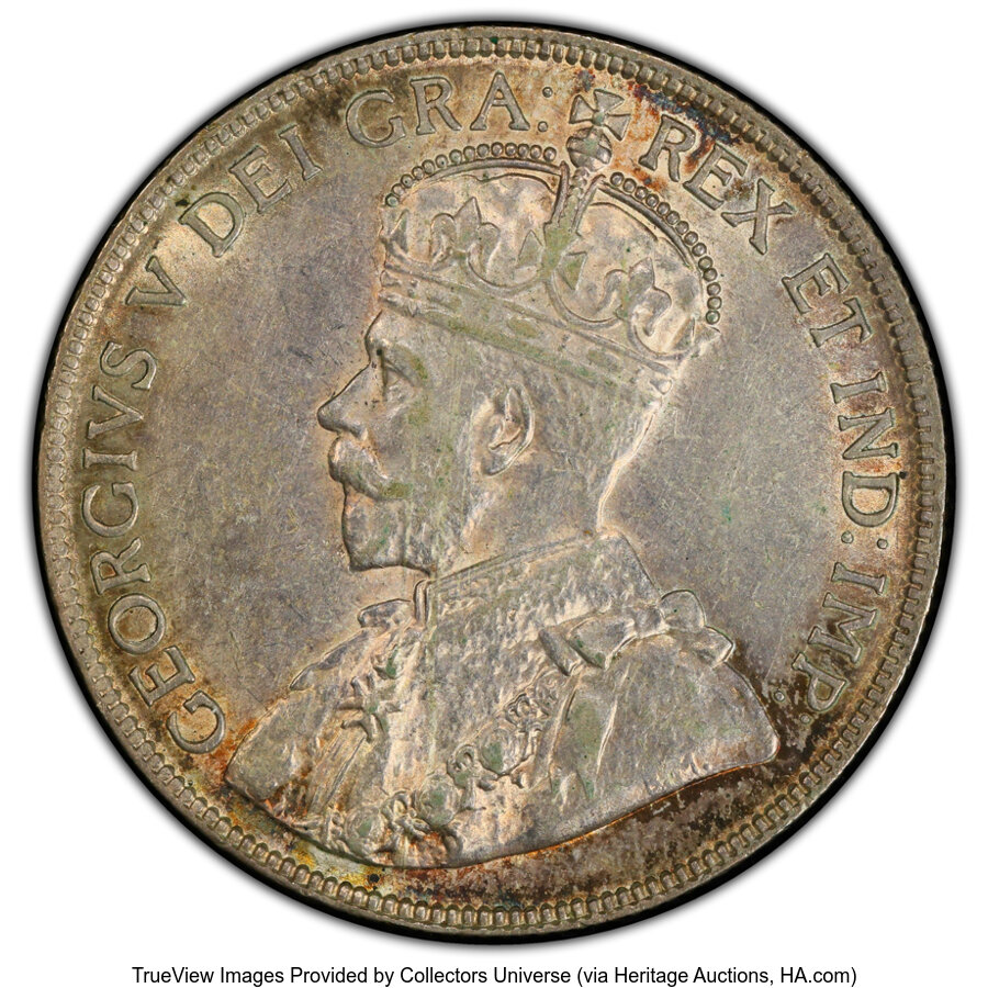 Canada: George V 50 Cents 1929 AU58 PCGS,...