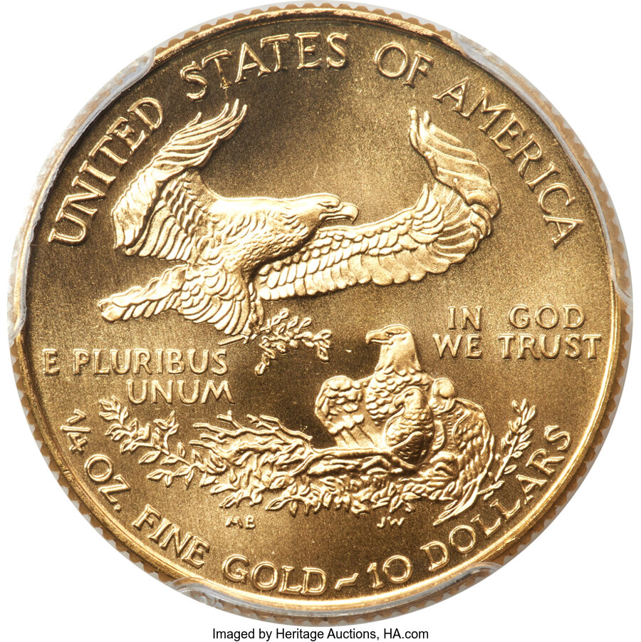 1999-W $10  Gold Eagle, Unfinished Proof Dies, FS-401 MS66 CAC thumbnail 10