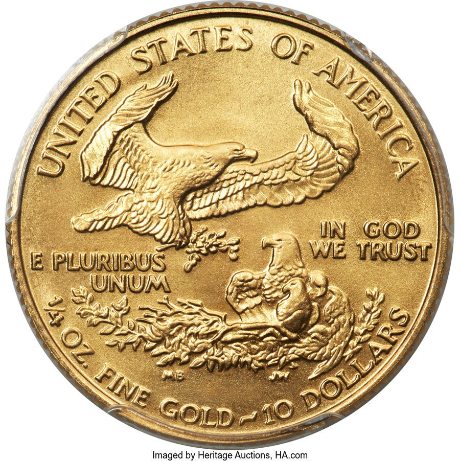 1988 $10  Gold Eagle MS70 thumbnail 5