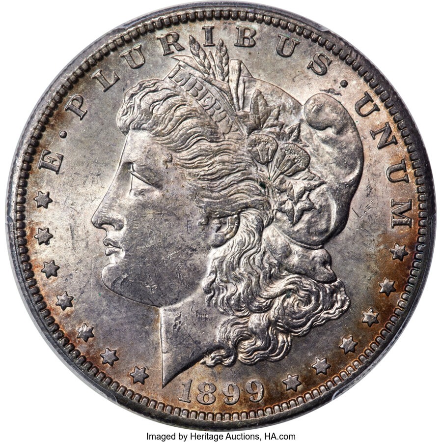 1899-O $1 MS62 PCGS. Mintage 12,290,000. ...