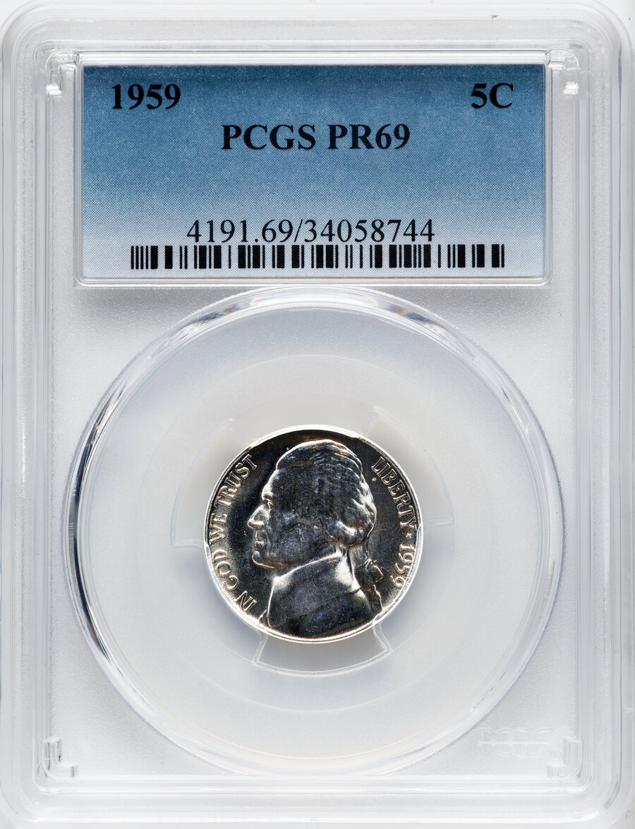 Jefferson Nickel Proof Values & Prices By Issue | Greysheet