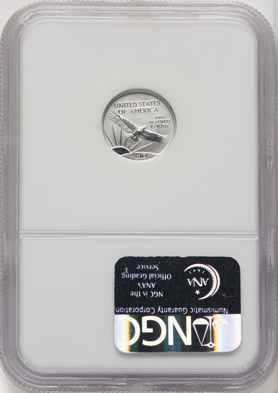 2003 $10  Platinum Eagle MS70 thumbnail 4