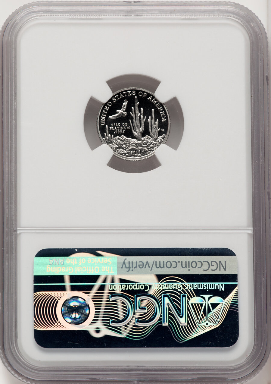 2001-W $10  Platinum Eagle PR DCAM PR70 DCAM thumbnail 3