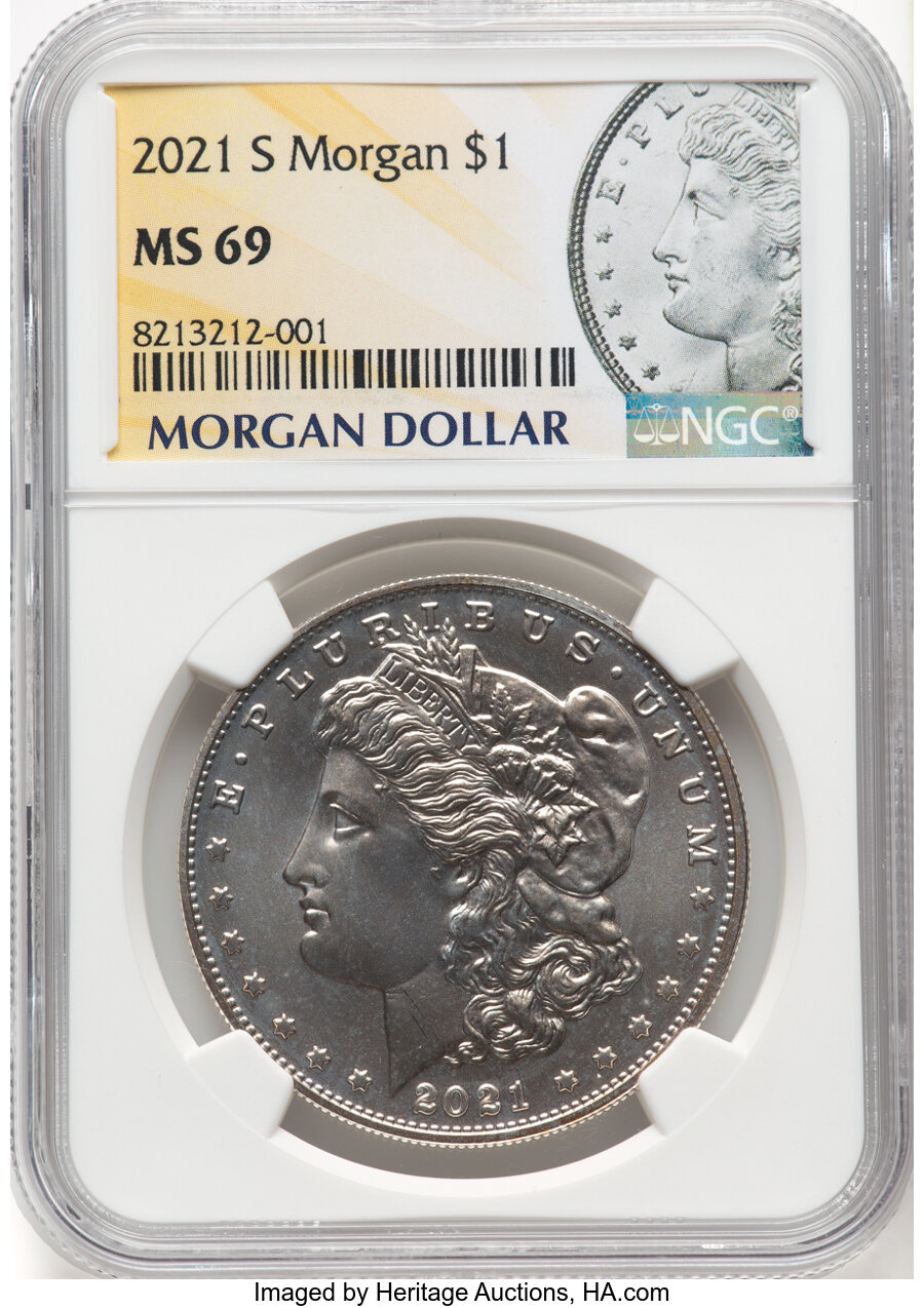 2021 S Silver Dollar 100th Anniversary MS Values | Greysheet