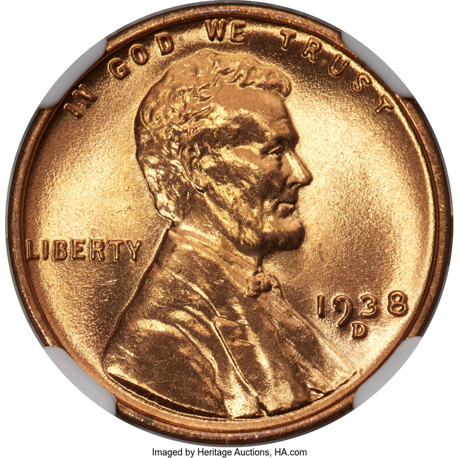 1938-D 1C MS68 Red NGC....