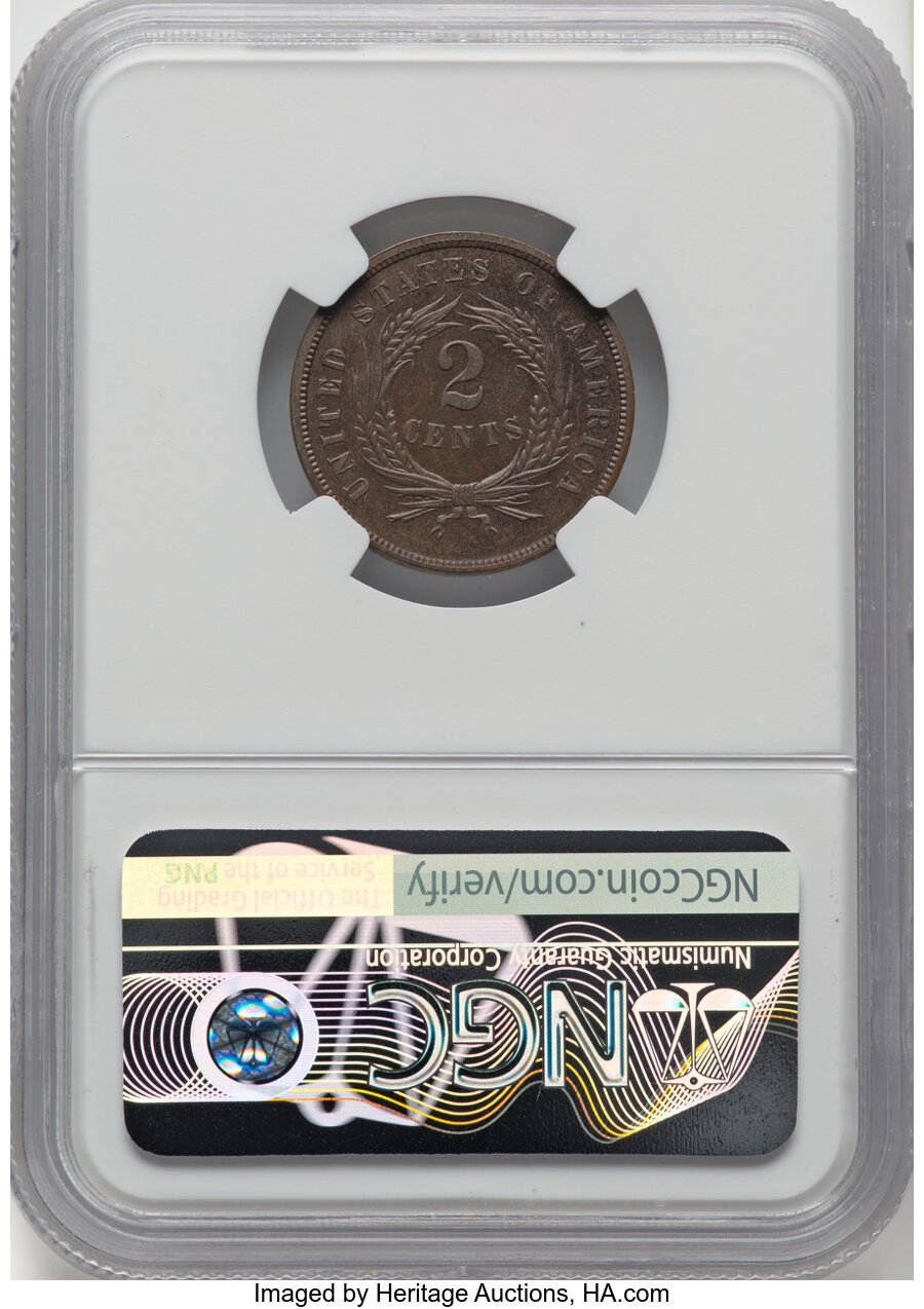 1866 2c PR BN AU53 BN thumbnail 24