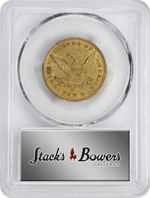 image for: 1858-O Liberty Head Eagle. Winter-1. AU-55 (PCGS). CAC.