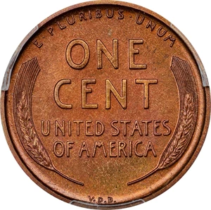 image for: 1909 Lincoln Cent. V.D.B. Proof-65 RB (PCGS). CMQ.
