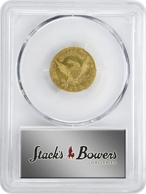 image for: 1808 Capped Bust Left Quarter Eagle. BD-1. Rarity-4. AU-53 (PCGS).