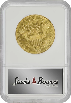 image for: 1804 Capped Bust Right Eagle. BD-1, Taraszka-31. Rarity-4+. Crosslet 4. AU-55 (NGC).