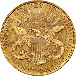 image for: 1891 Liberty Head Double Eagle. AU-58 (PCGS).
