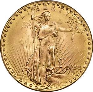 image for: 1932 Saint-Gaudens Double Eagle. MS-65 (PCGS). CAC. CMQ.