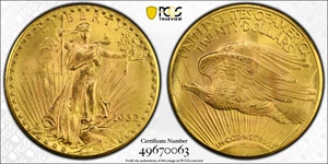 image for: 1932 Saint-Gaudens Double Eagle. MS-65 (PCGS). CAC. CMQ.