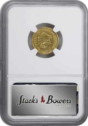 image for: 1849 Mormon $2.50. K-1. Rarity-5. MS-61 (NGC).