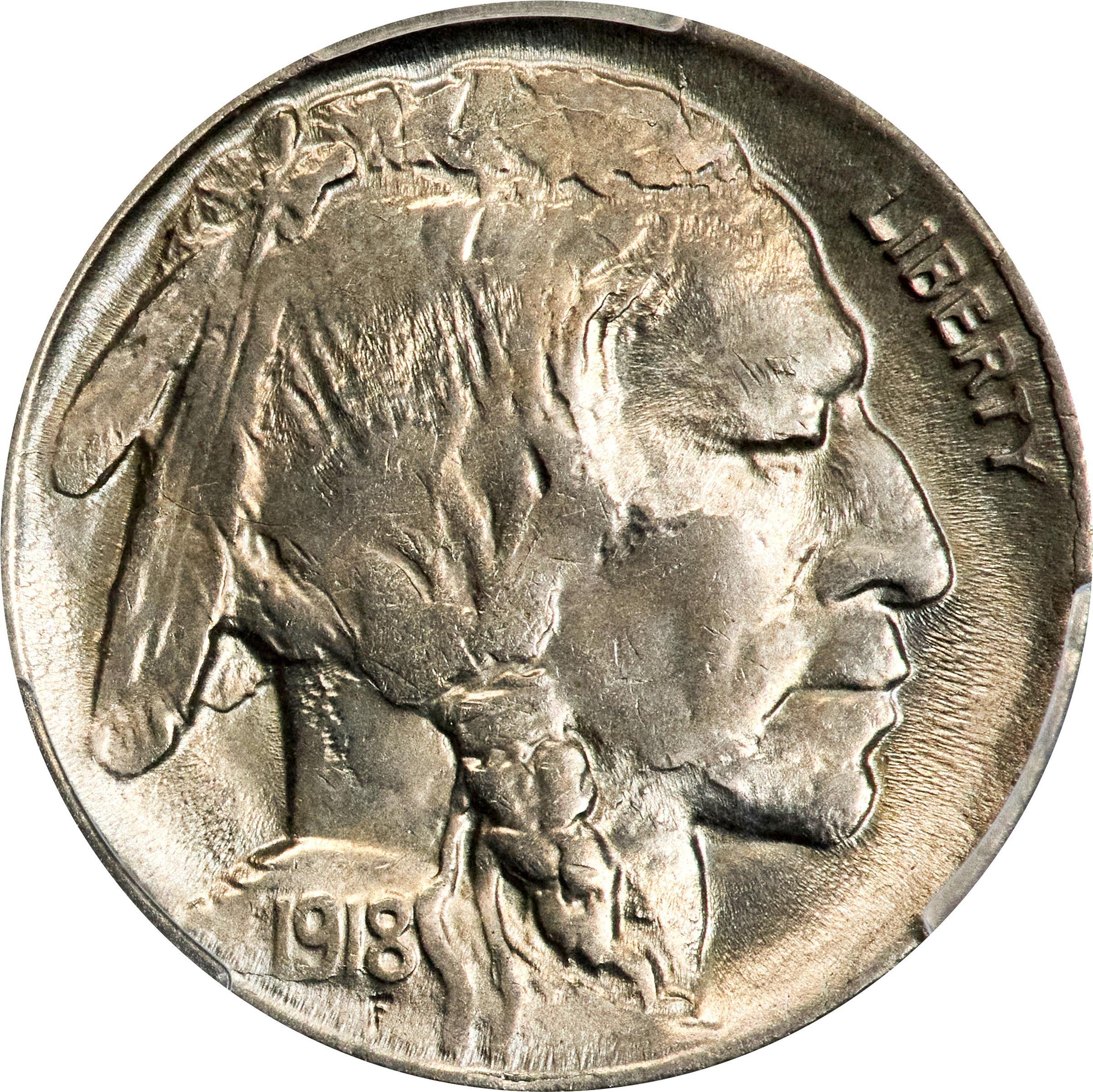 1918-D Buffalo Nickel. MS-65 (PCGS).