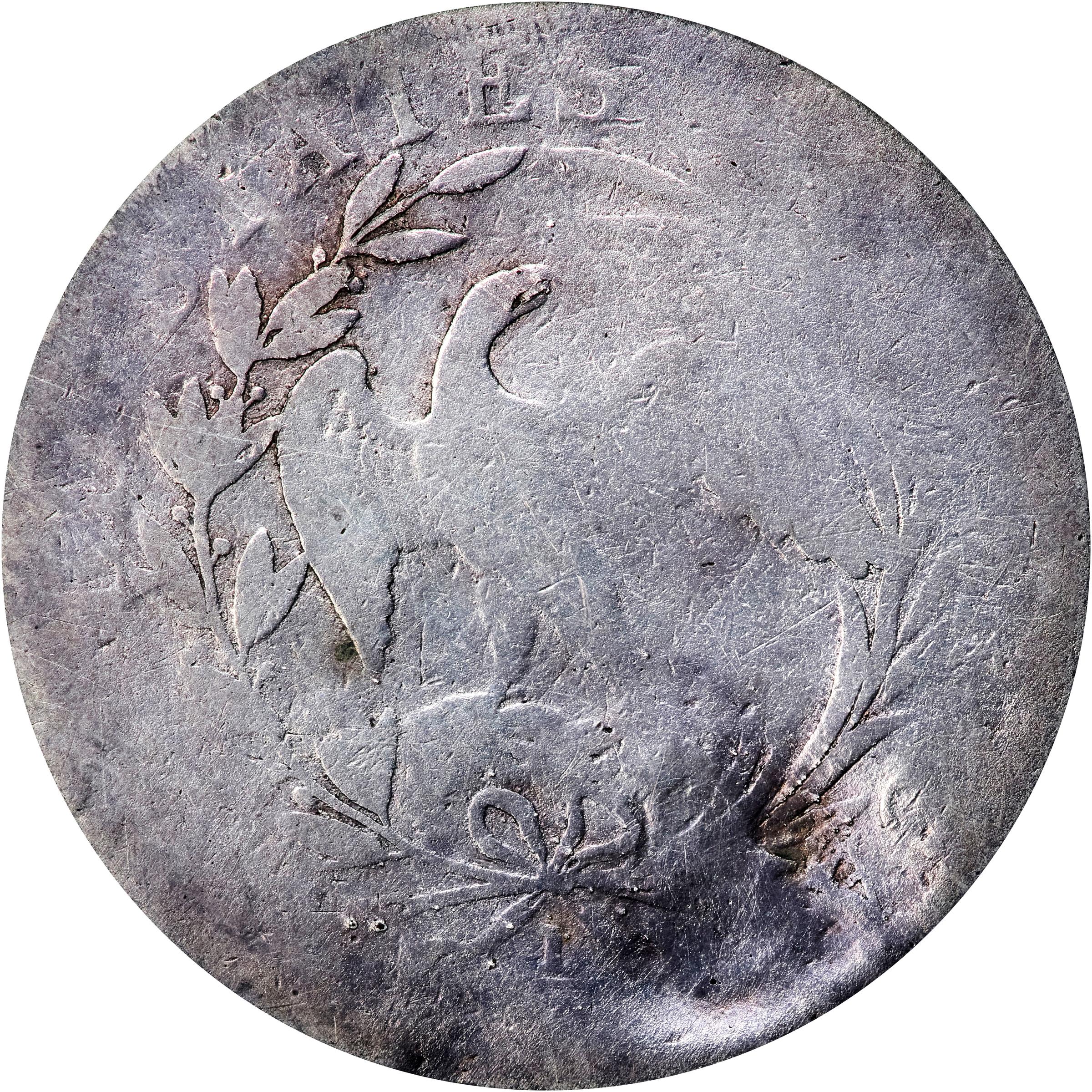 image for: 1796 Draped Bust Half Dollar. Small Eagle. O-102, T-2. Rarity-5+. 16 Stars. AG-3 Details--Plugged (ICG).