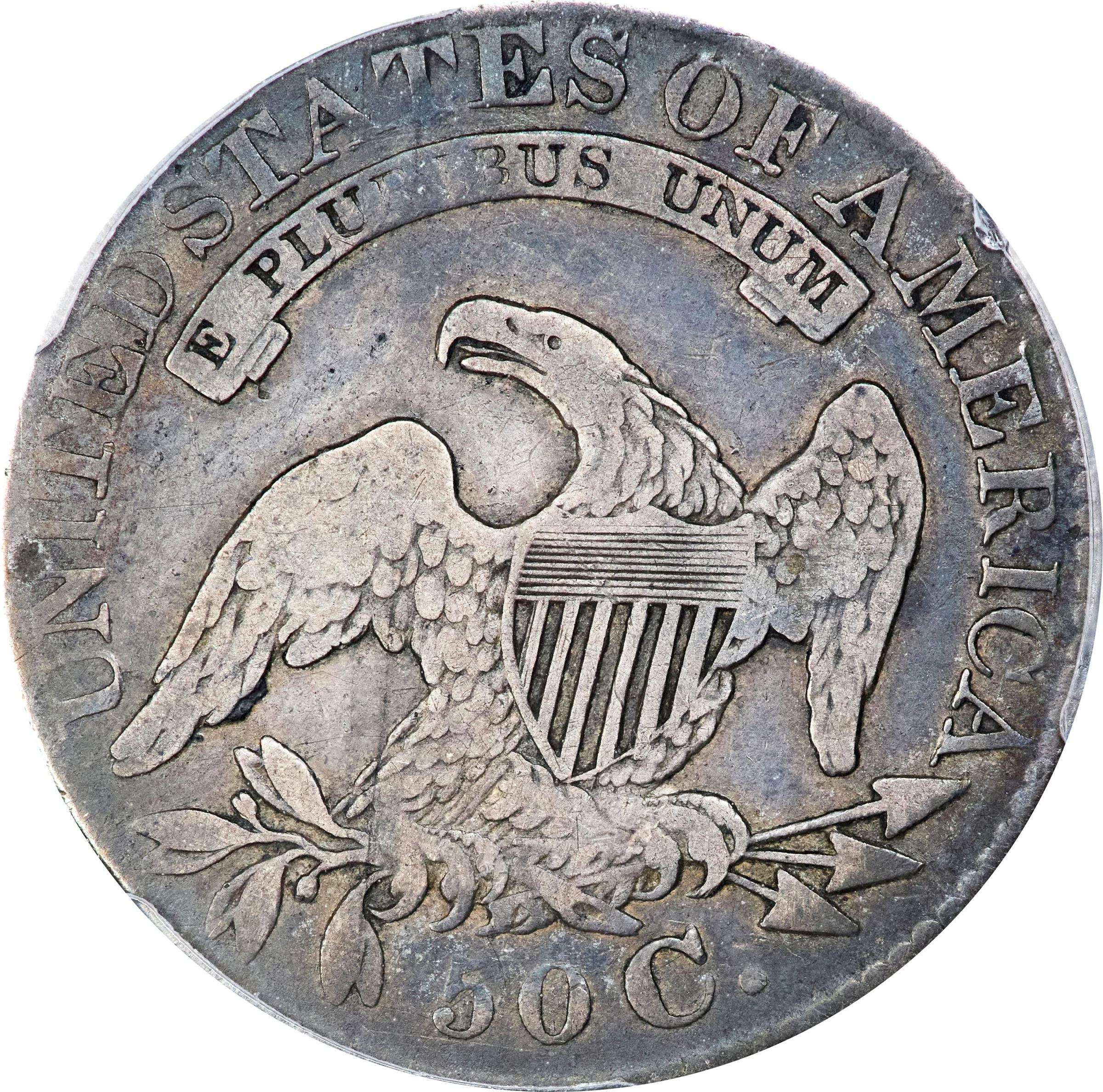 image for: 1830 Capped Bust Half Dollar. O-114. Rarity-5. Large Letters, Small 0. VG-10 (PCGS).