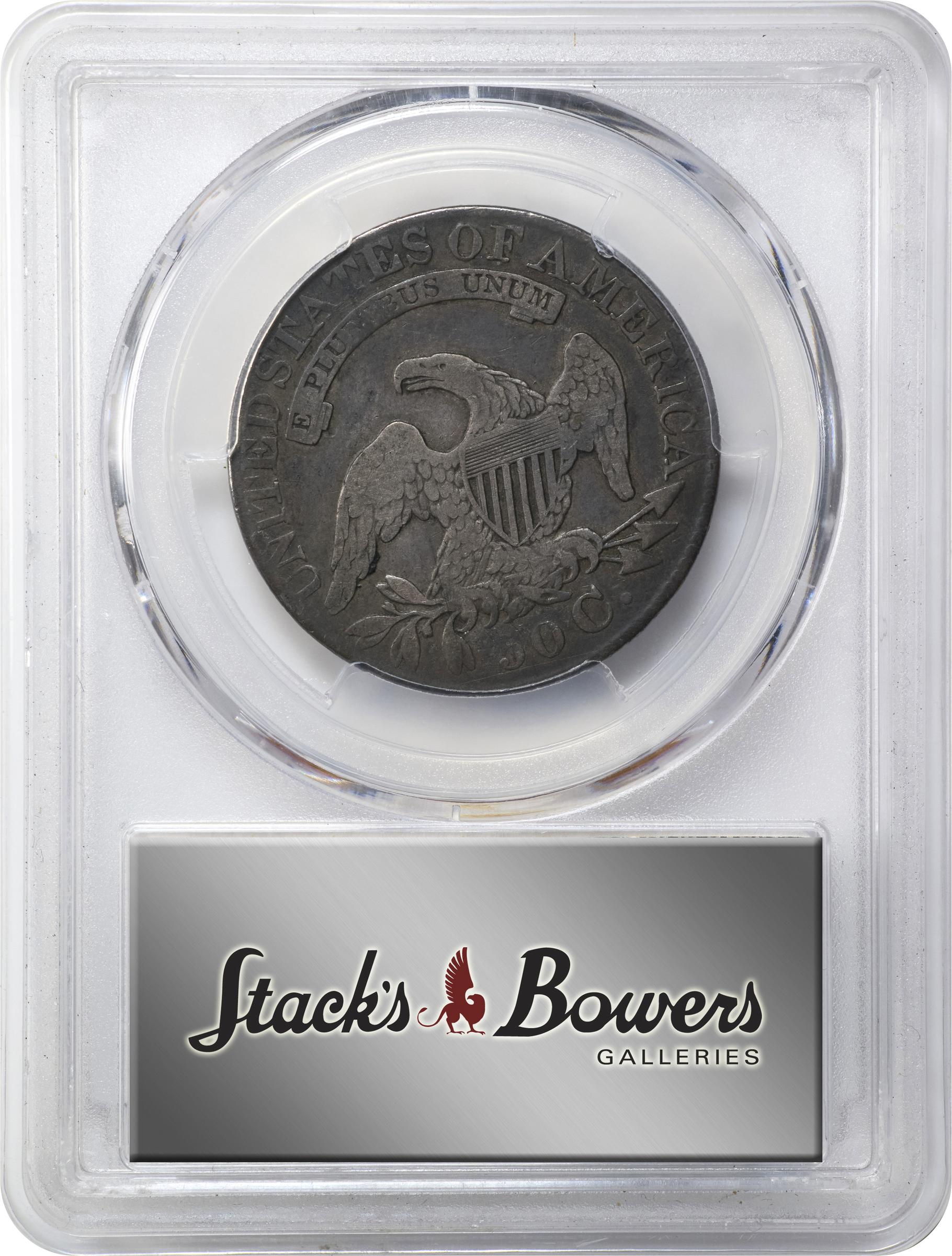 image for: 1830 Capped Bust Half Dollar. O-114. Rarity-5. Large Letters, Small 0. VG-10 (PCGS).