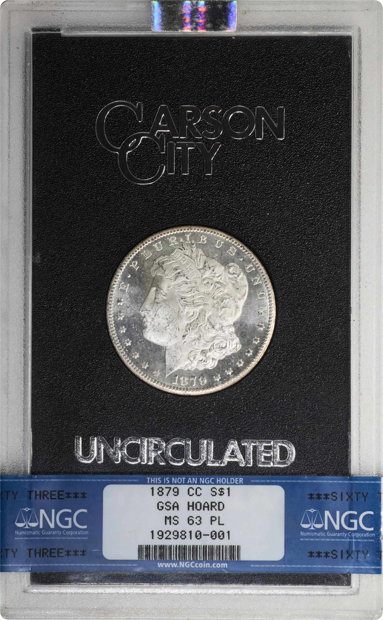 1879 $1  GSA Hoard, Soft Package AU50 thumbnail 16