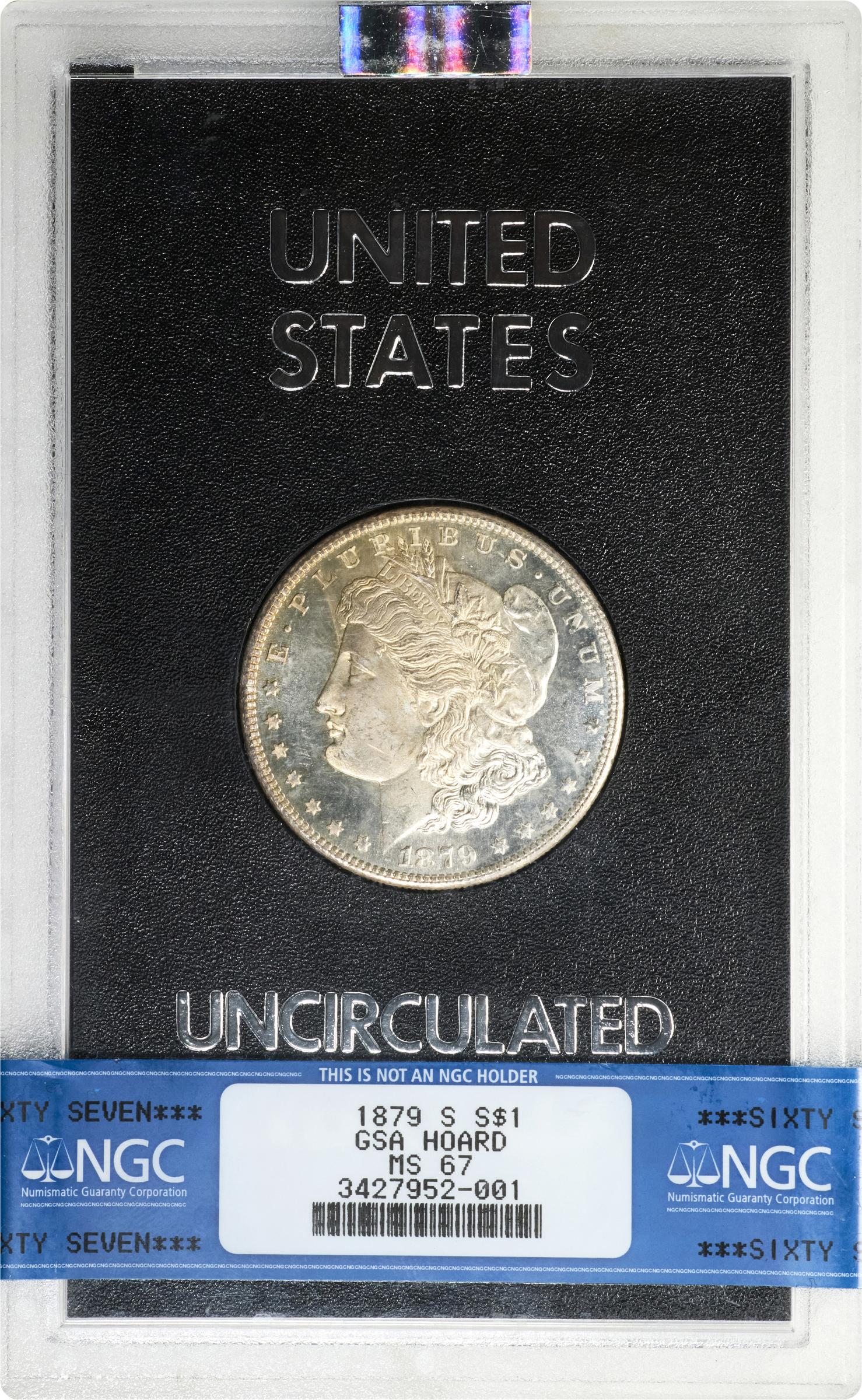 image for: 1879-S GSA Morgan Silver Dollar. MS-67 (NGC).