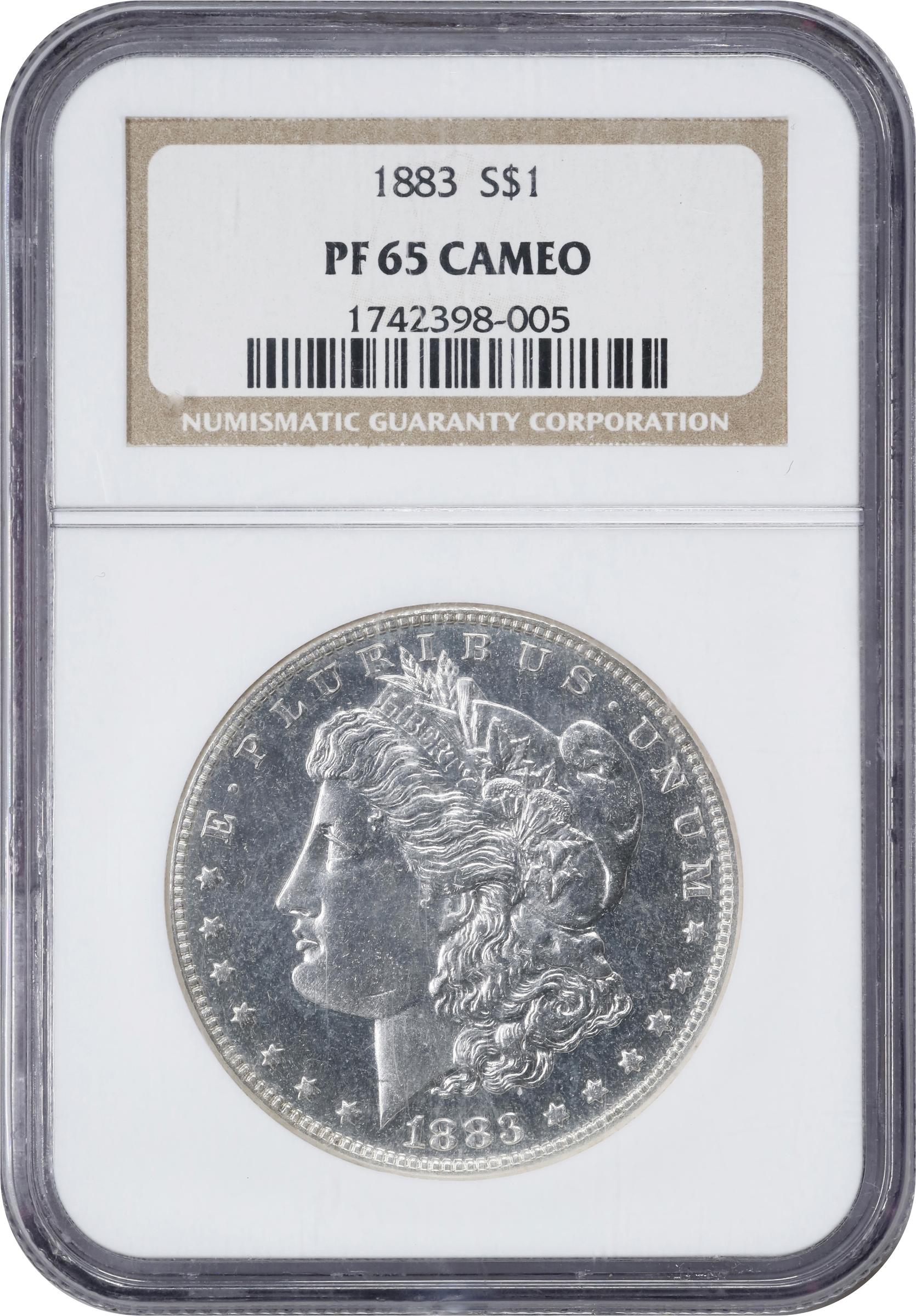 1883 $1  PR CAM PR65 CAM thumbnail 3
