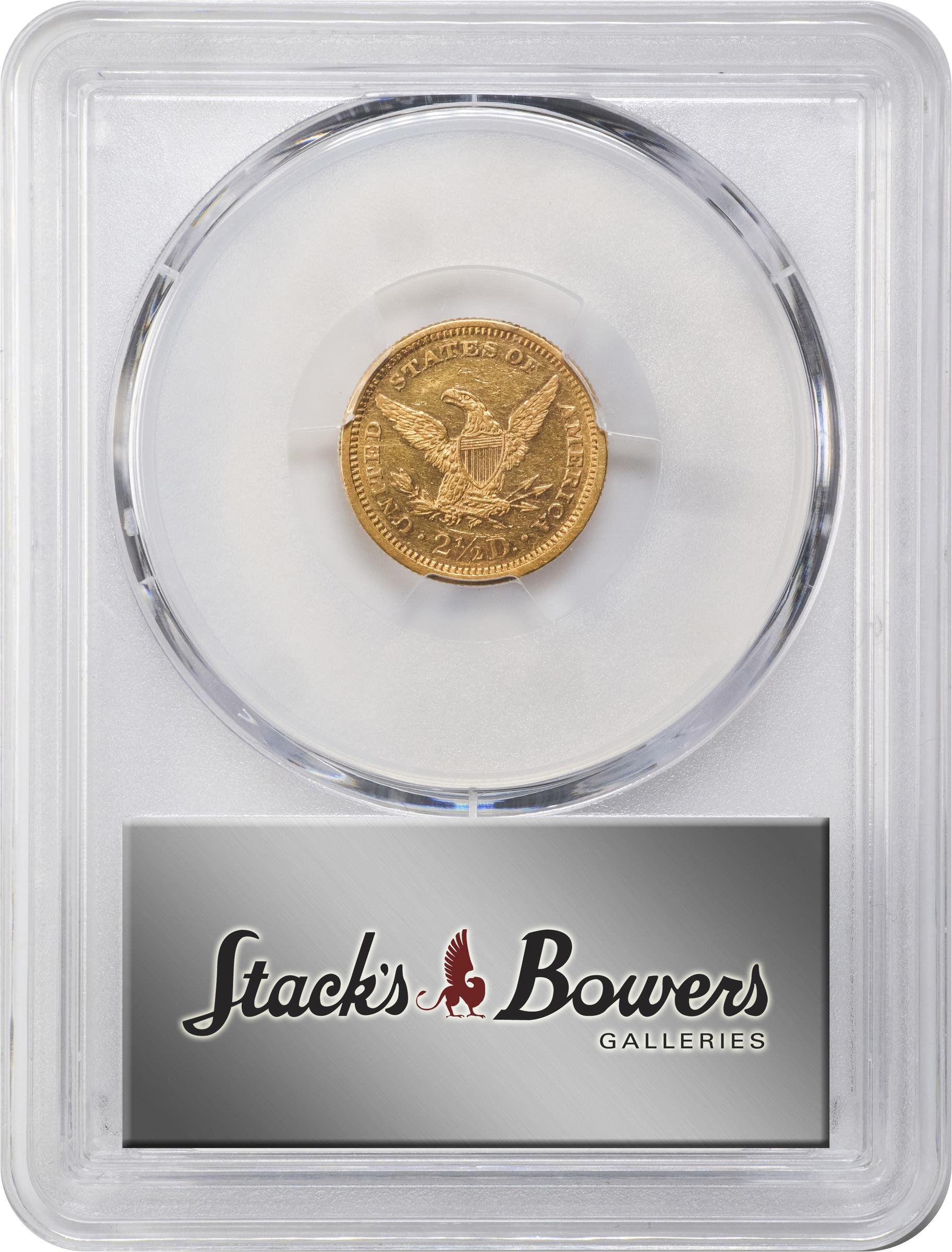 image for: 1867 Liberty Head Quarter Eagle. AU-58 (PCGS).