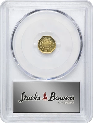 image for: 1853-FD Octagonal $1. BG-505. Rarity-4. Liberty Head. MS-62 (PCGS).