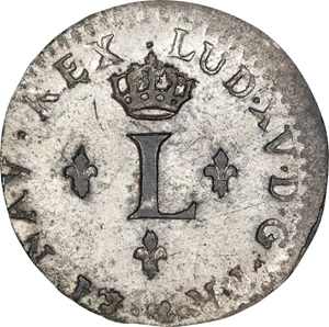 image for: 1740-BB Half Sou Marque. Strasbourg Mint. Vlack-325. Rarity-1. AU-58 (PCGS).