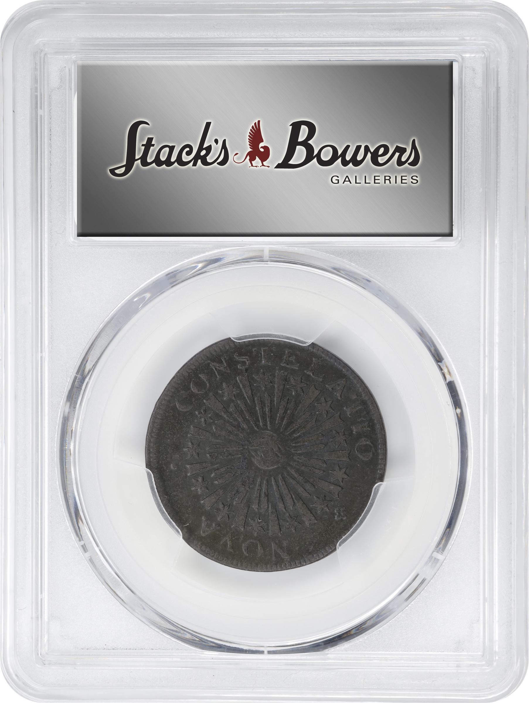 image for: 1785 Nova Constellatio Copper. Crosby 1-B, W-1880. Rarity-4. CONSTELATIO, Blunt Rays. VF-35 (PCGS).