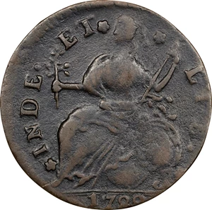 image for: 1788 Connecticut Copper. Miller 15.1-L.1, W-4585. Rarity-4. Draped Bust Left. VF-35 (PCGS).