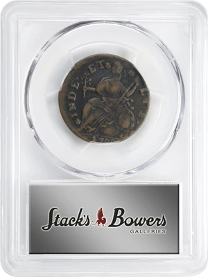 image for: 1788 Connecticut Copper. Miller 15.1-L.1, W-4585. Rarity-4. Draped Bust Left. VF-35 (PCGS).