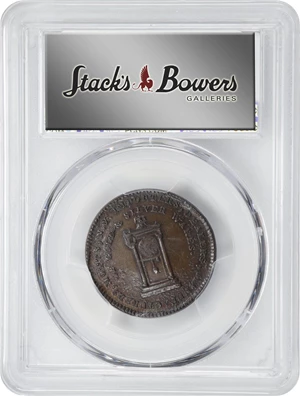 image for: "1789" Mott Token. Breen-1020, Rulau-E NY 610. Thick Planchet. Plain Edge. AU Details--Cleaned (PCGS).