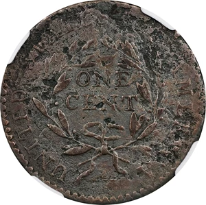 image for: 1794 Liberty Cap Cent. S-44, B-33. Rarity-1. Head of 1794, Short Bust. VF Details--Corrosion (NGC).