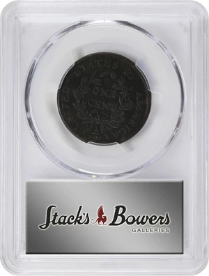 image for: 1801 Draped Bust Cent. S-221, B-5. Rarity-2. 1/100 Over 1/000. Fine Details--Environmental Damage (PCGS).