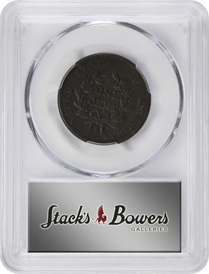 image for: 1802 Draped Bust Cent. S-228, B-4. Rarity-2. Fraction 1/000. VF Details--Environmental Damage (PCGS).