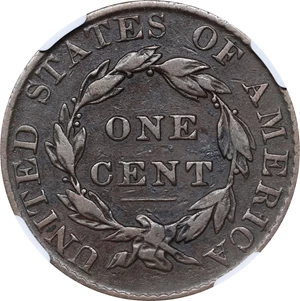 image for: 1823/2 Matron Head Cent. N-1. Rarity-2. VF-20 BN (NGC).