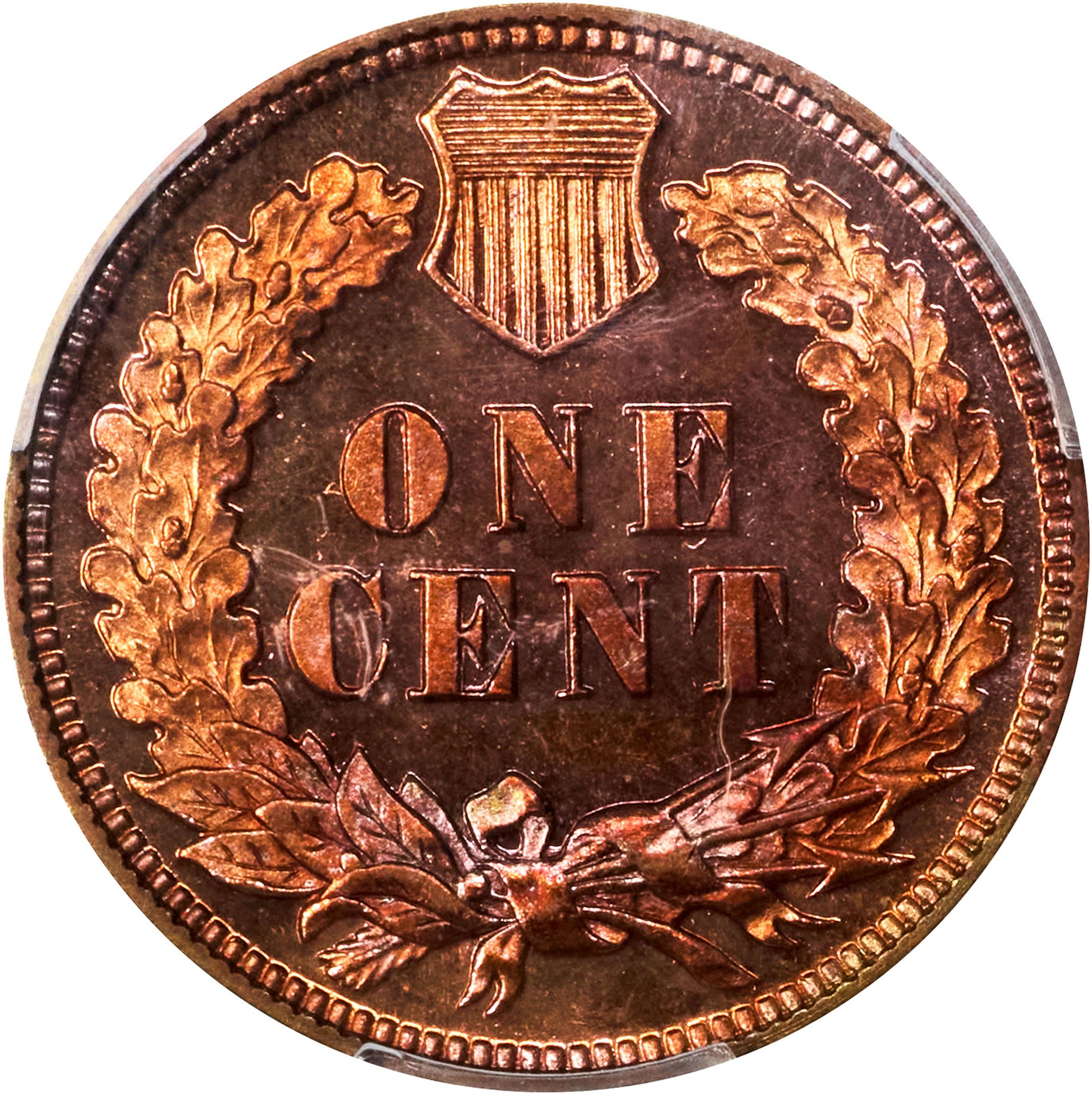 image for: 1891 Indian Cent. Proof-64 RD (PCGS).