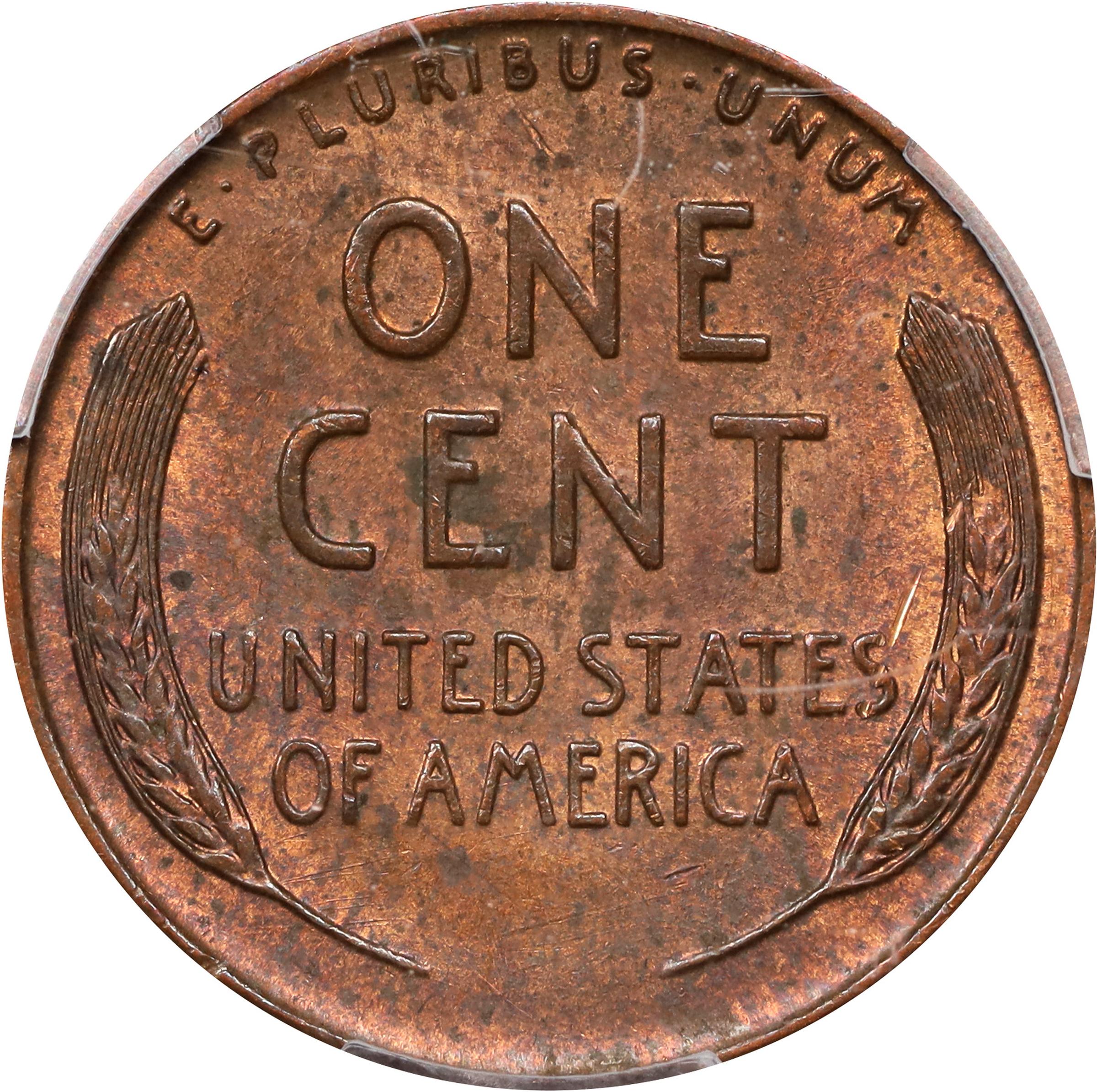 image for: 1944-D/S Lincoln Cent. FS-512. MS-63 RB (PCGS).