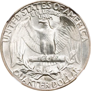image for: 1939-S Washington Quarter. FS-101. Doubled Die Obverse. MS-67+ (NGC).