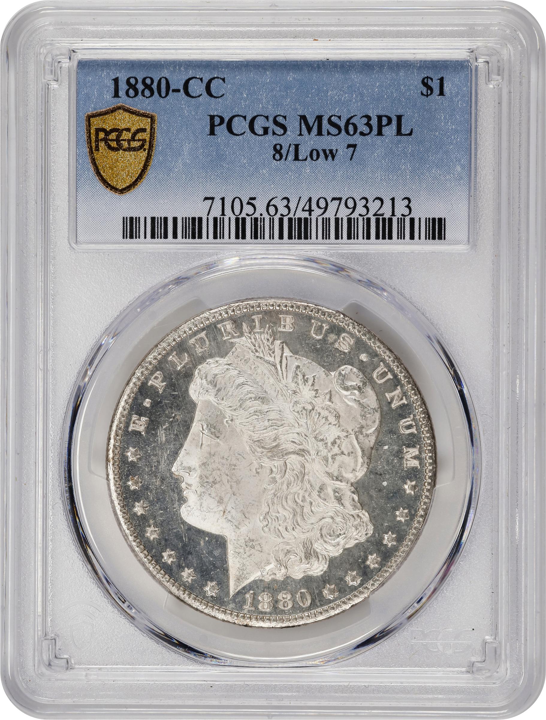 1880-CC $1  MS PL MS63 PL thumbnail 7