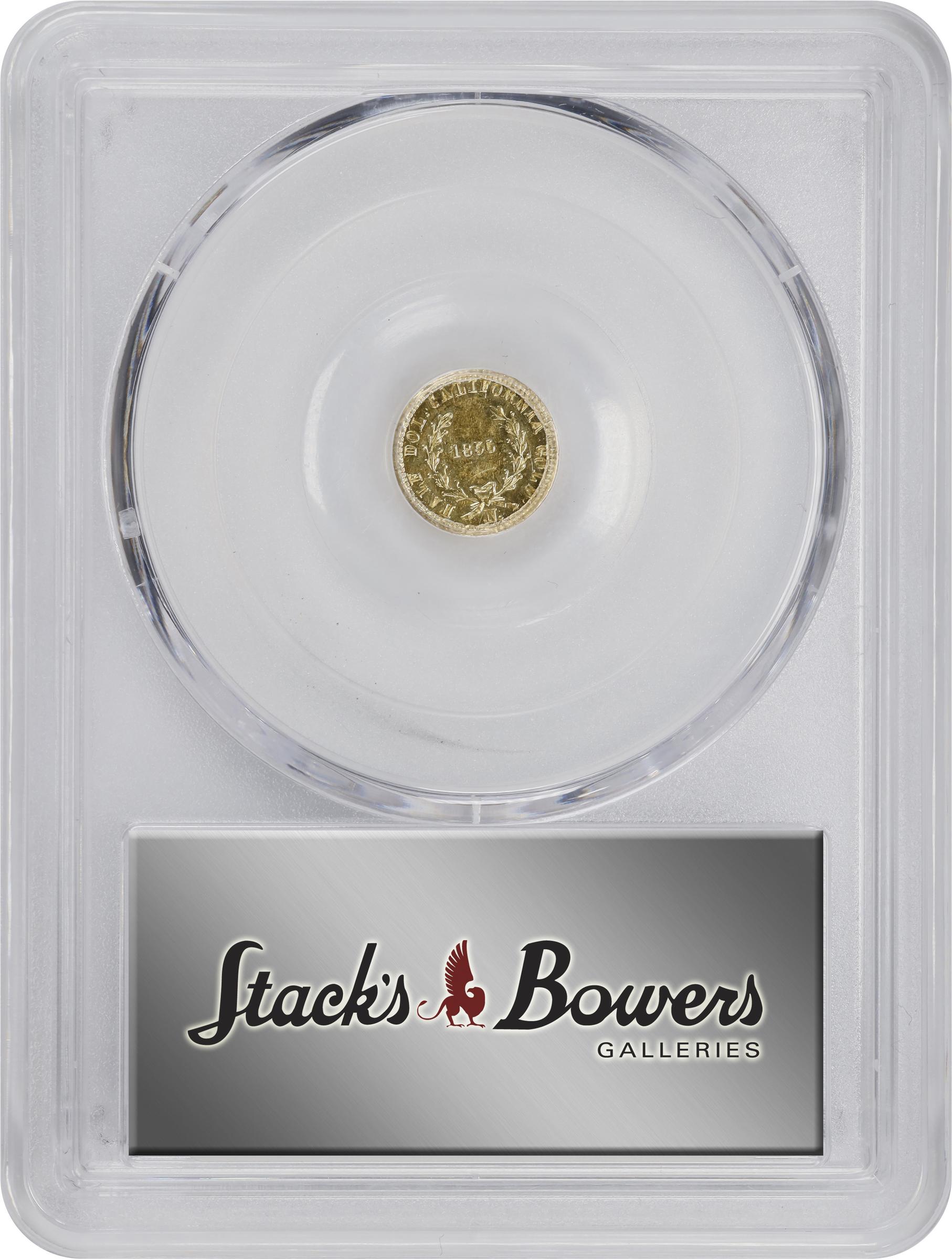 image for: 1856-N Round 50 Cents. BG-434. Rarity-4-. Liberty Head. Unc Details--Scratch (PCGS).