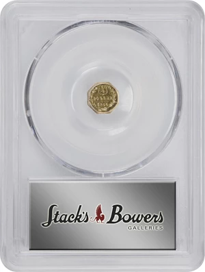 image for: 1866-G Octagonal 25 Cents. BG-740. Rarity-6-. Liberty Head. Unc Details--Scratch (PCGS).