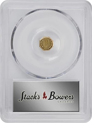 image for: 1868-G Octagonal 25 Cents. BG-747. Rarity-5+. Liberty Head. Unc Details--Scratch (PCGS).