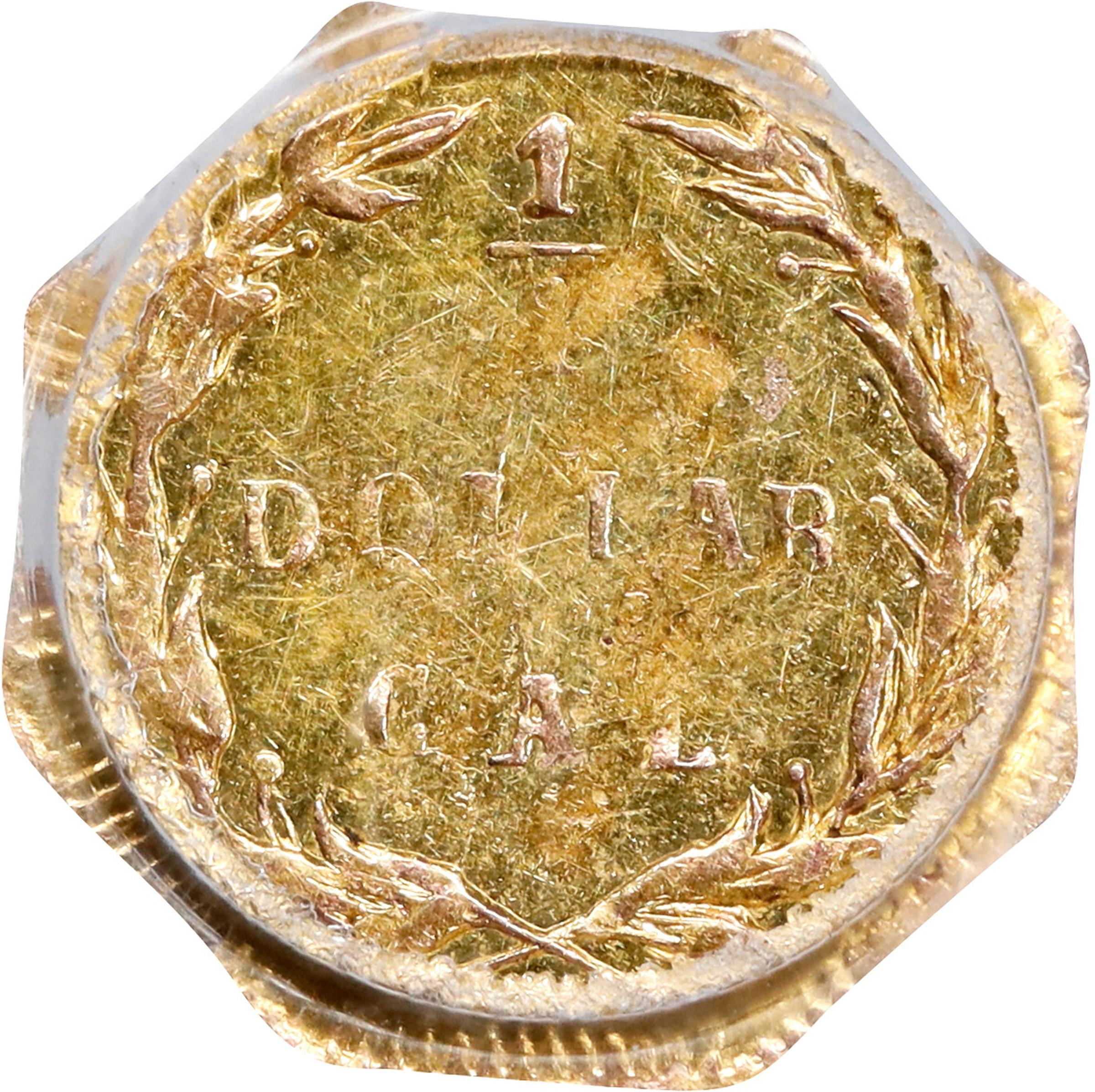 image for: 1874/1874 Octagonal 25 Cents. BG-776. Rarity-5-. Liberty Head. MS-61 (PCGS).