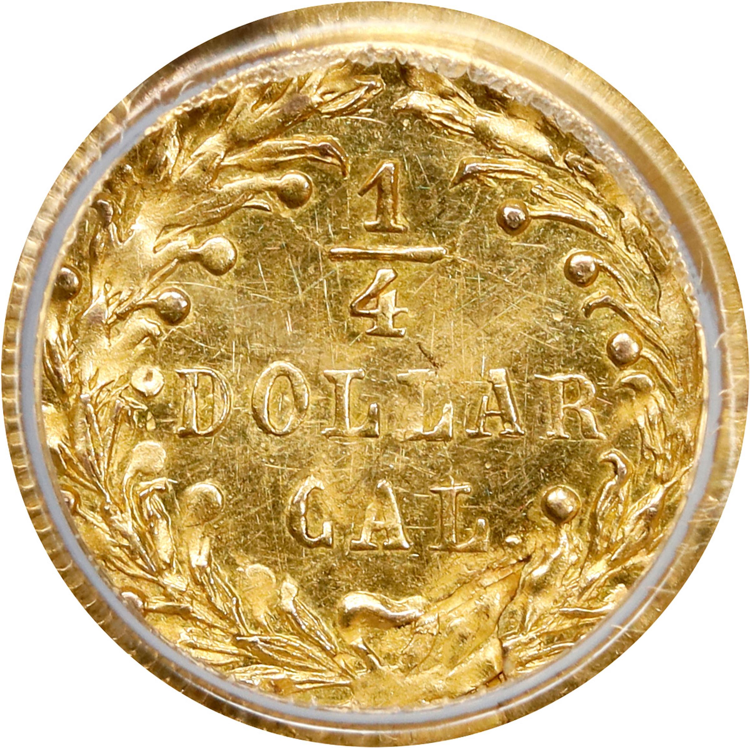 image for: 1872/1 Round 25 Cents. BG-870. Rarity-3. Indian Head. MS-63 (PCGS).