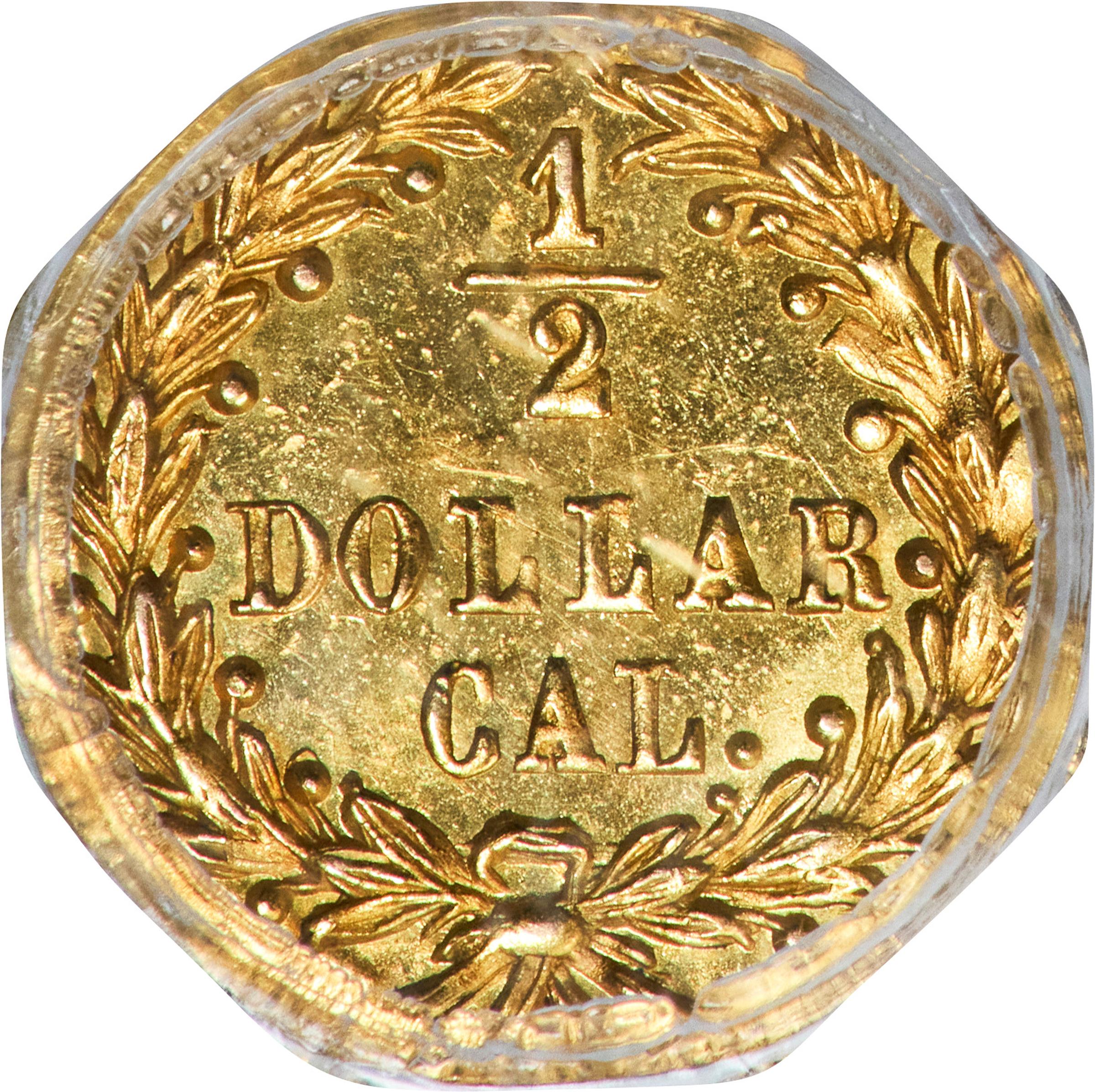 image for: 1872/1 Octagonal 50 Cents. BG-937. Rarity-4+. Liberty Head. MS-64 PL (PCGS).