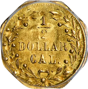 image for: 1872 Octagonal 50 Cents. BG-940. Rarity-4. Indian Head. MS-62 (PCGS).