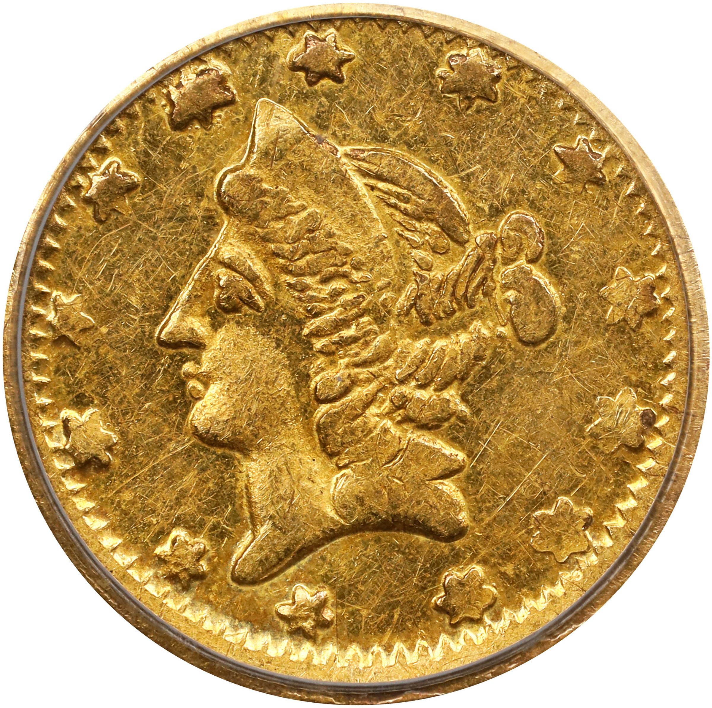 image for: 1864 Round 50 Cents. BG-1016. Rarity-4. Liberty Head. AU-55 (PCGS).