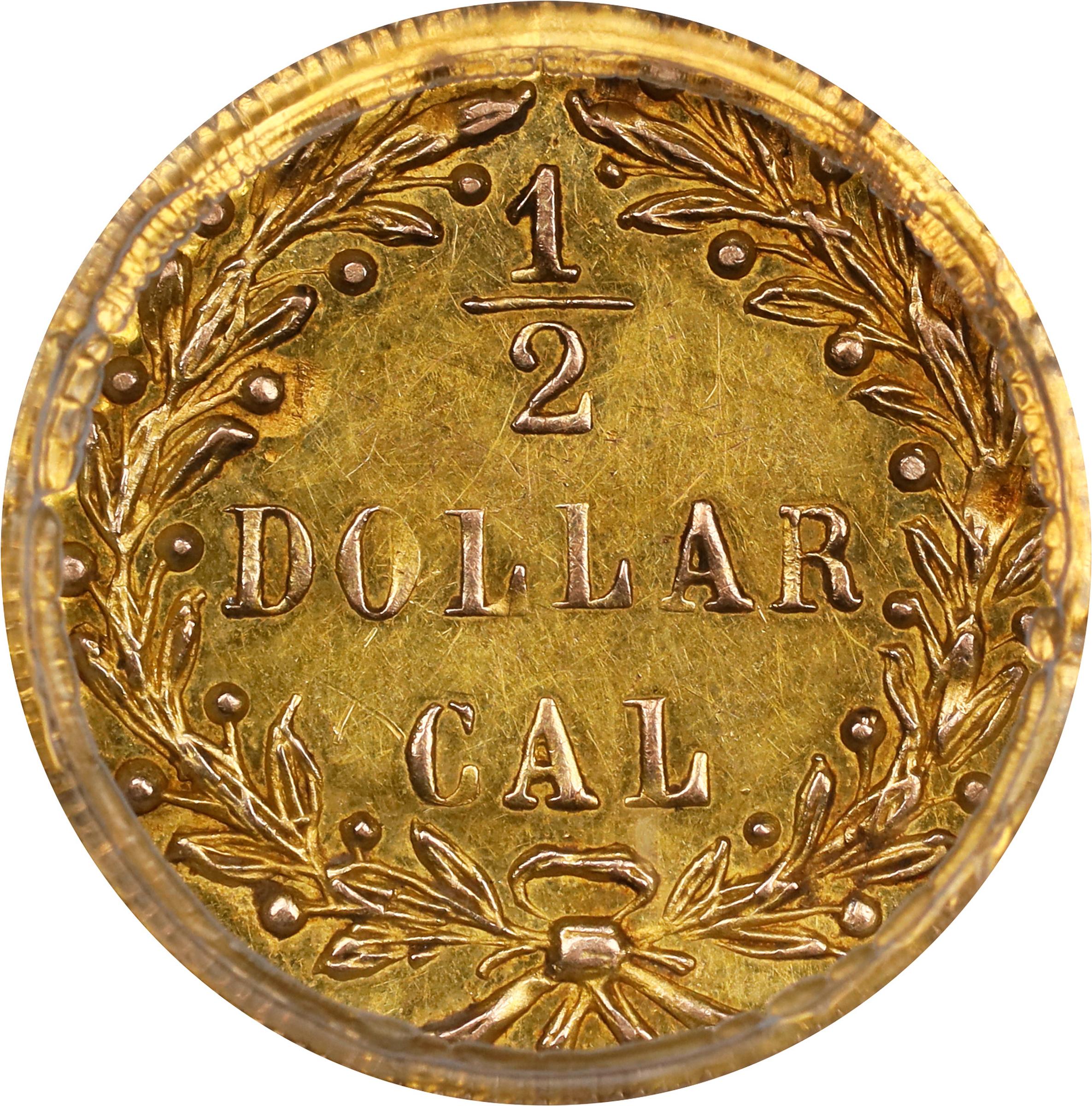 image for: 1874/3 Round 50 Cents. BG-1052. Rarity-4+. Indian Head. AU-58 (PCGS).